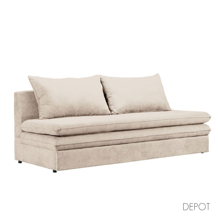 Mobilier - Canapea extensibila bej Girasole - design modern