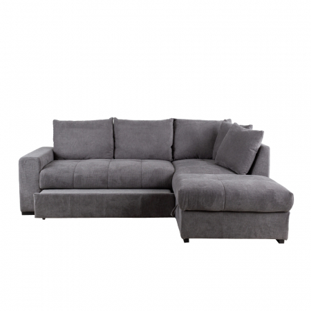 Canapea extensibilă colțar dreapta gri stone Bill [5]