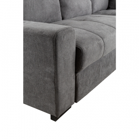 Canapea extensibilă colțar dreapta gri stone Bill [14]