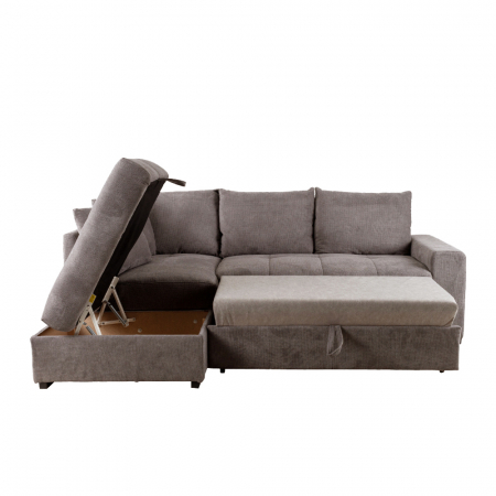 Canapea extensibilă colțar stânga taupe Bill [8]