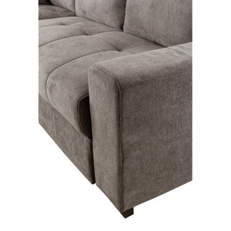 Canapea extensibilă colțar stânga taupe Bill [17]