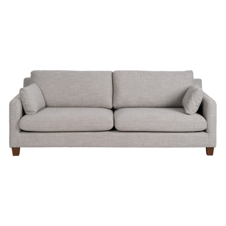 Canapea gri cu 3 locuri din stofă [2]