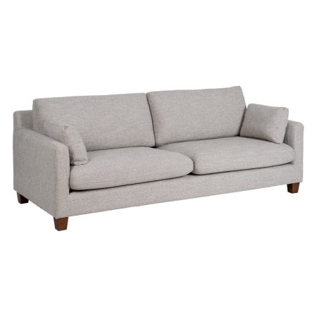 Canapea gri cu 3 locuri din stofă [1]