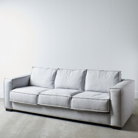 Canapele - Canapea moderna gri deschis CreativDeco - Mobilier confortabil pentru living