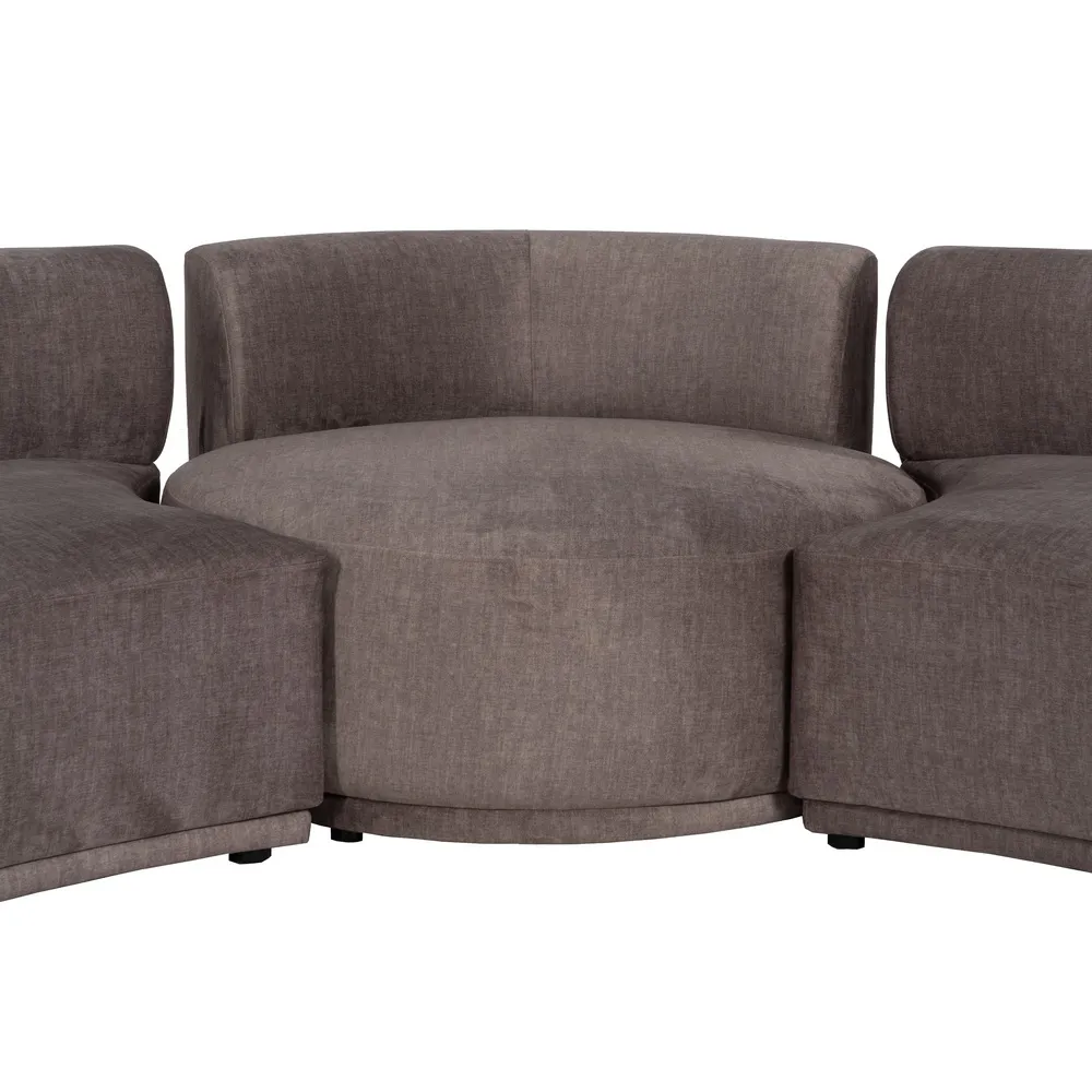 Canapea Modulara 3 Piese Georgia Gri, Stofa - CreativDeco.ro [7]