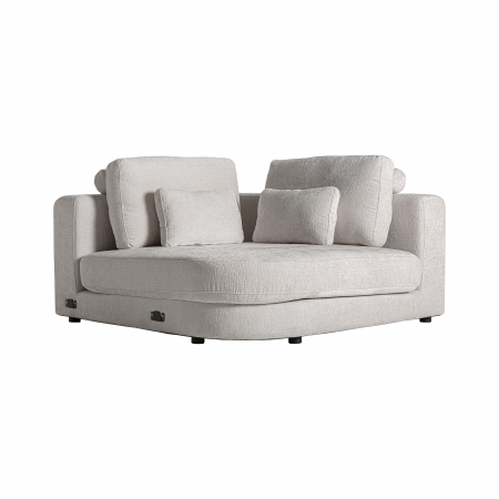 Stil de design - Canapea modulara Art Deco alb antic | Canapele elegante