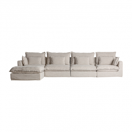Canapea modulara clasica alb antic | Canapele versatile [5]