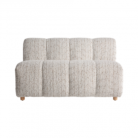 Stil de design - Canapea modulara contemporana stofa boucle crem|Canapele flexibile