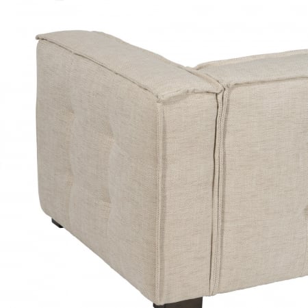Canapea Crem SIBARIS CreativDeco - Durabilitate si Confort pentru Camera de Zi [9]
