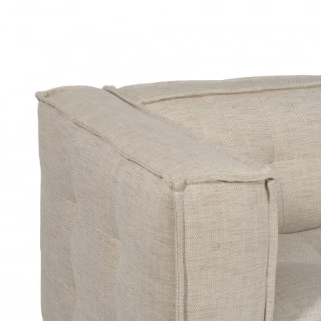 Canapea Crem SIBARIS CreativDeco - Durabilitate si Confort pentru Camera de Zi [5]