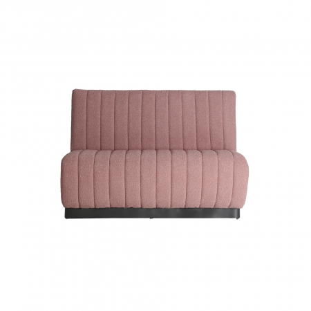 Canapele - Canapea din bumbac roz Warhem 140 x 65 x 100 cm