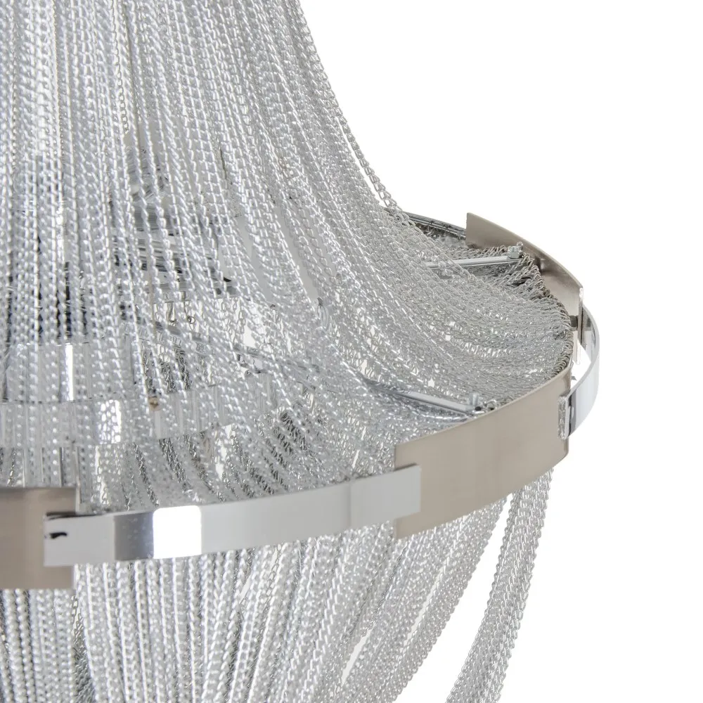 Candelabru 6 lumini argintiu | Iluminat sofisticat dining [2]