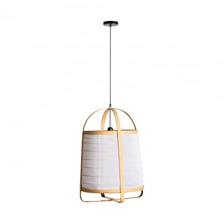 Candelabru contemporan bambus maro | Iluminat eco-friendly [1]