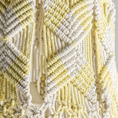 Candelabru bumbac alb etnic pliabil|Lustre exotice de calitate [3]
