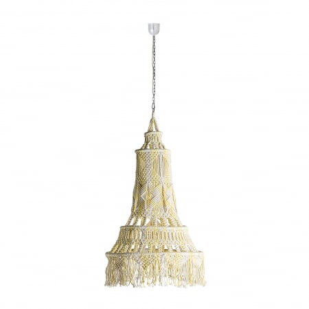 Candelabru bumbac alb etnic pliabil|Lustre exotice de calitate [1]
