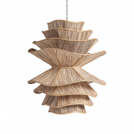 Stil de design - Candelabru boho cocos maro|Candelabre exotice