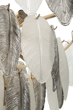 Candelabru elegant din sticlă Leafy [4]