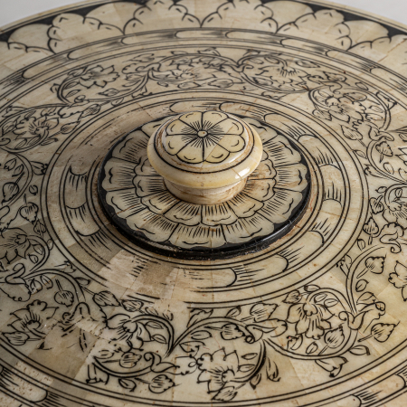 Caseta decorativa Art Deco bej|Accesorii luxoase ovale [2]