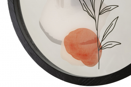 Ceas de perete alb-negru - Stil minimalist - CreativDeco [3]