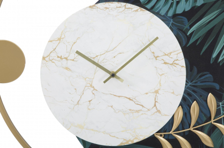 Ceas de perete cu elemente vegetale - CreativDeco [1]