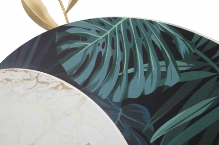 Ceas de perete cu elemente vegetale - CreativDeco [3]