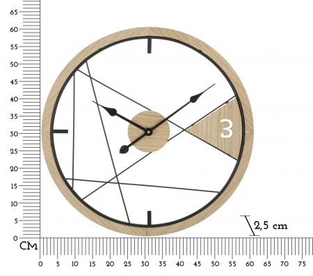 Ceas de perete geometric - Design Mauro Ferretti - CreativDeco [5]