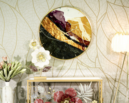 Ceas de perete Mity, sticla aluminiu - CreativDeco.ro [1]