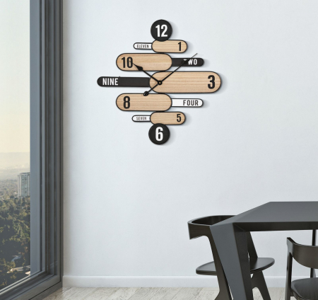 Ceas de perete inedit boho-chic - Stil original - CreativDeco [1]