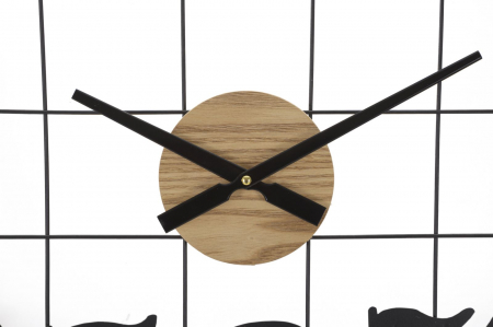 Ceas de perete contemporan cu design deosebit - CreativDeco [3]