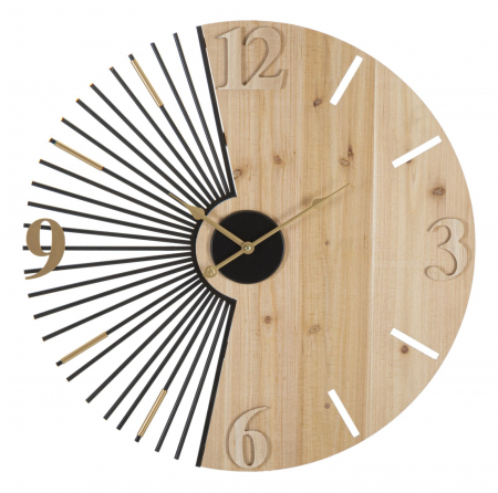 Boho - Ceas de perete modern cu design contrastant - CreativDeco