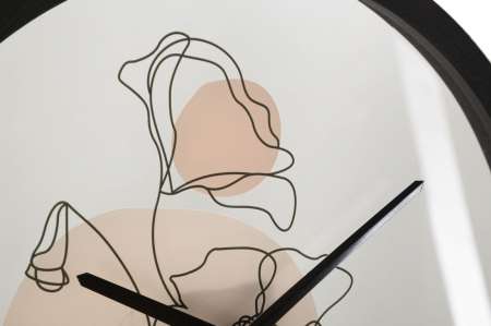 Ceas de perete floral modernist - Design versatil - CreativDeco [3]