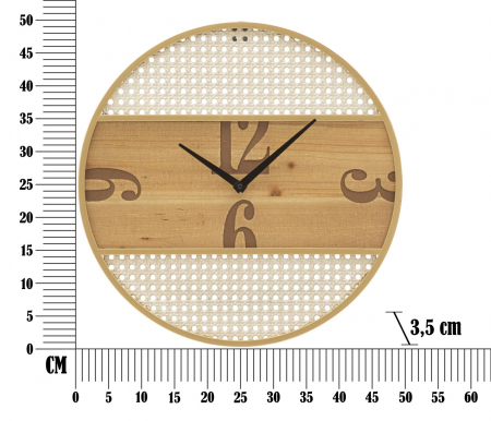 Ceas de perete Fuji - Stil Boho-Chic - CreativDeco [5]