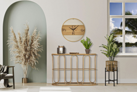 Ceas de perete Fuji - Stil Boho-Chic - CreativDeco [1]