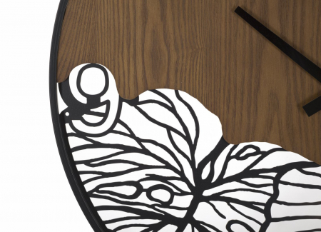 Ceas de perete cu design organic natural - CreativDeco [1]