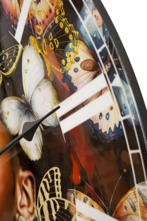 Ceas de perete rotund cu design colorat - CreativDeco [5]