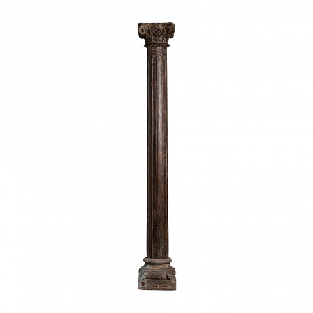 Coloane decorative - Coloana etnica lemn tec inalta|Coloane decorative