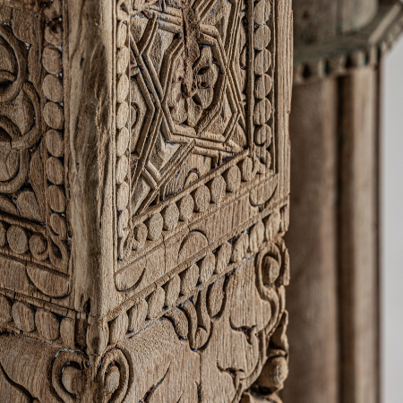 Coloana etnica unicat lemn tec|Coloane decorative autentice [2]