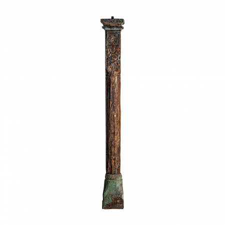 Coloane decorative - Coloana etnica lemn vechi si piatra|Coloane decorative
