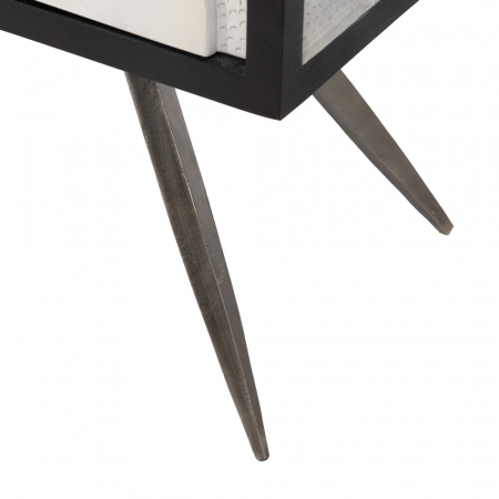 Comoda Moderna Lemn Mango CreativDeco - Mobilier Contemporan cu Detalii Sculptate [10]
