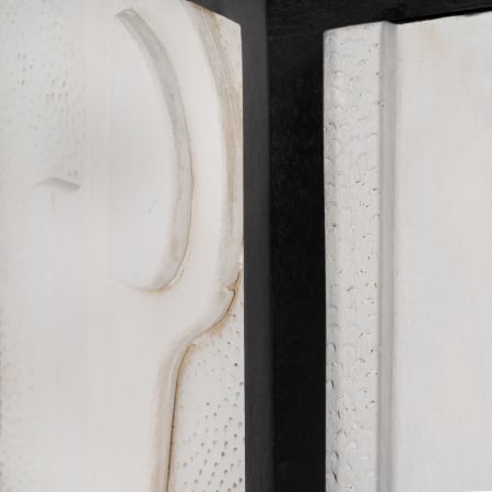 Comoda Moderna Lemn Mango CreativDeco - Mobilier Contemporan cu Detalii Sculptate [7]