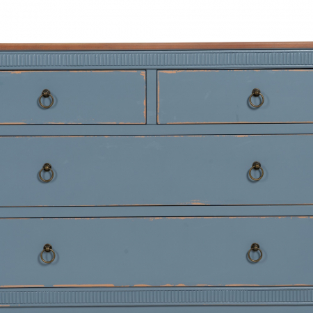 Comoda Albastra 4 Sertare CreativDeco - Mobilier Modern pentru Living [5]