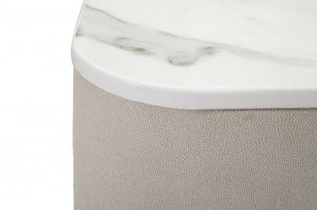 Comoda Beauty, Lemn/MDF/Metal, crem/auriu [7]