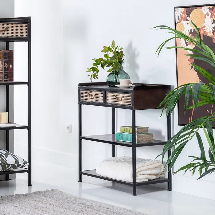 comoda industriala cu rafturi CreativDeco [3]