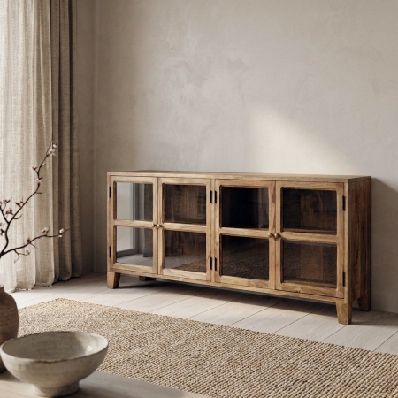 Comode si Bufete - Comodă din lemn pentru living, stil simplu și elegant - CreativDeco