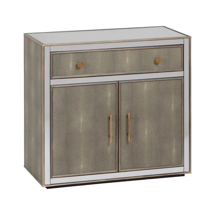 Comode si Bufete - comoda cu usi aurii pentru dormitor elegant CreativDeco