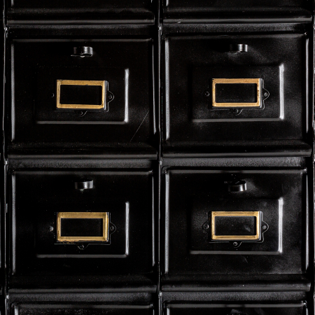 Comoda neagra sertare stil industrial|Comode functionale [4]
