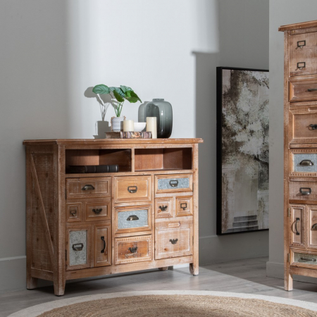 Comoda cu sertare multiple - Solutie de depozitare rustica | CreativDeco [1]