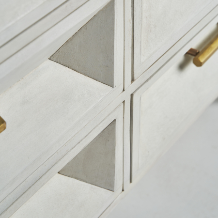 Comoda Art Deco mango crem auriu|Comode elegante [4]