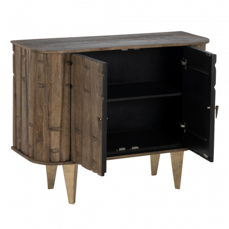 Comoda Sculptata Lemn Mango CreativDeco - Mobilier Elegant pentru Interioare Contemporane [2]