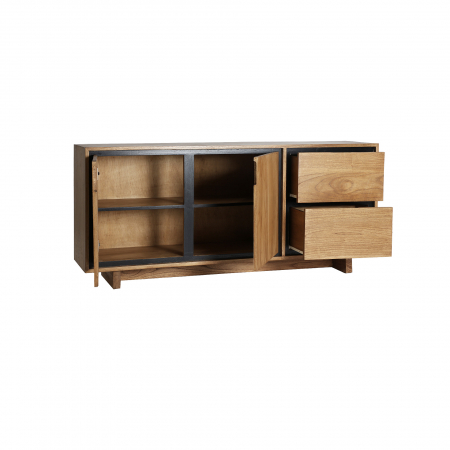 Comoda din lemn de mindi maro deschis Osby 170 x 75 cm [1]
